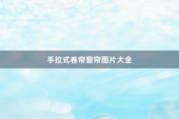 手拉式卷帘窗帘图片大全
